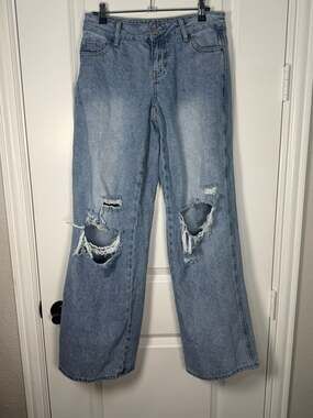 PacSun Low Rise Baggy Ripped Denim Jeans